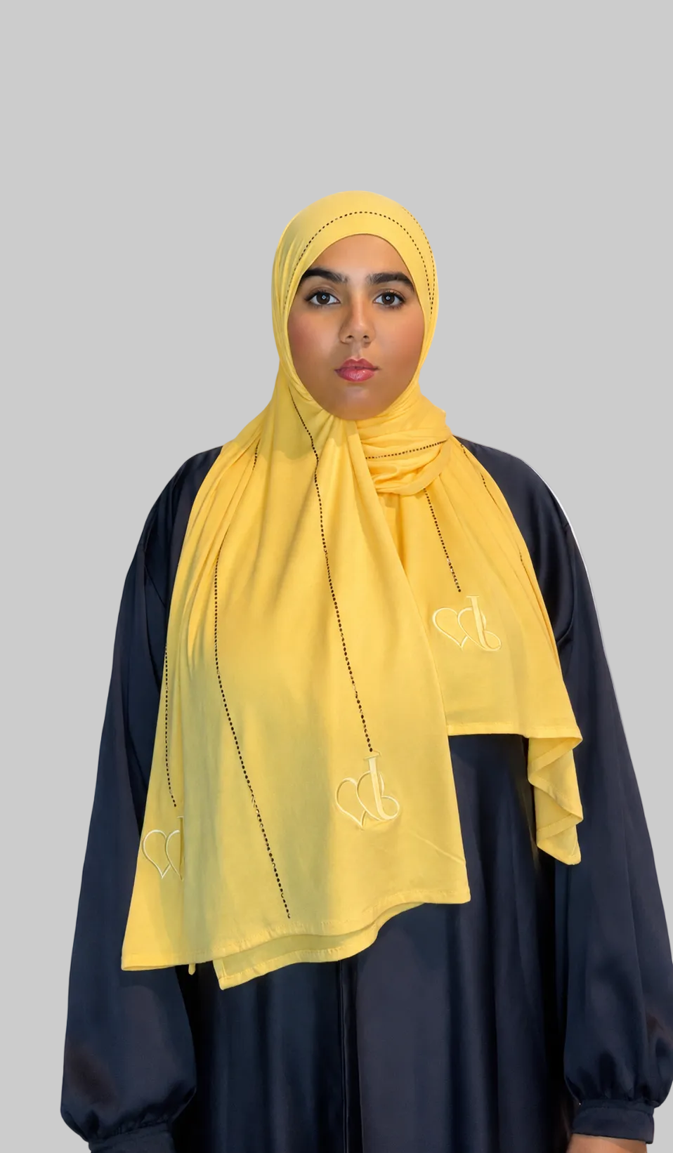 Hijab Strass Jaune