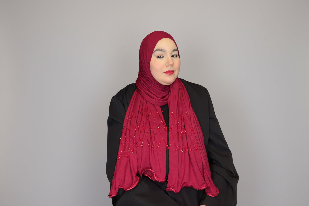 Jersey pearl - Bordeaux